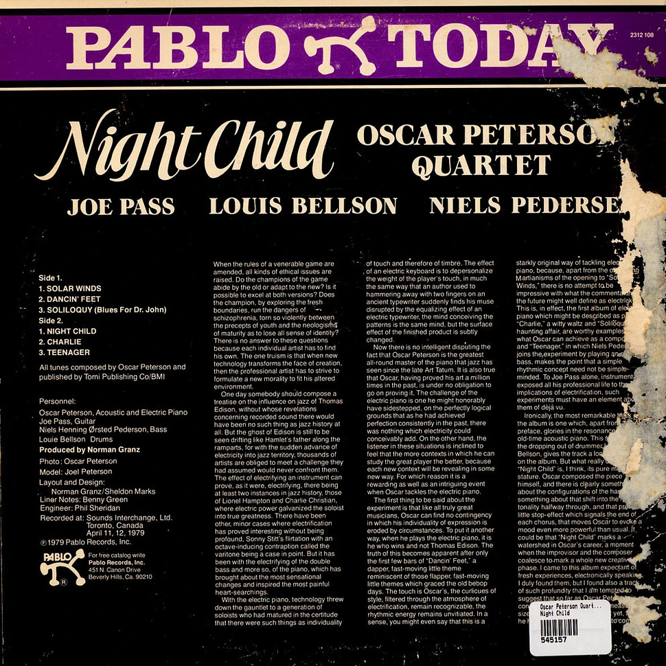 The Oscar Peterson Quartet - Night Child