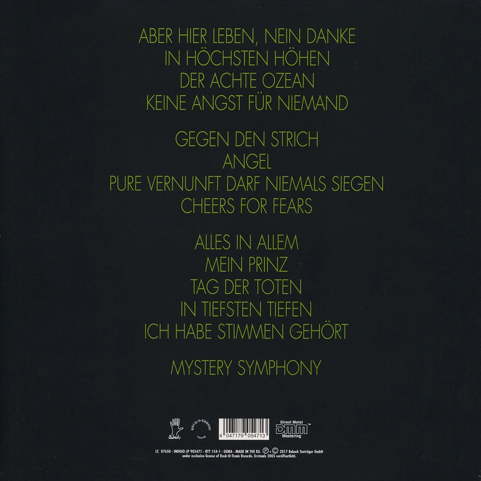 Tocotronic - Pure Vernunft Darf Niemals Siegen Green Vinyl Edition