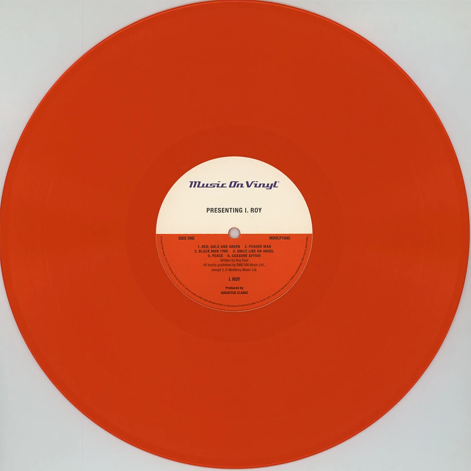 I Roy - Gussie Presenting I Roy Colored Vinyl Edition