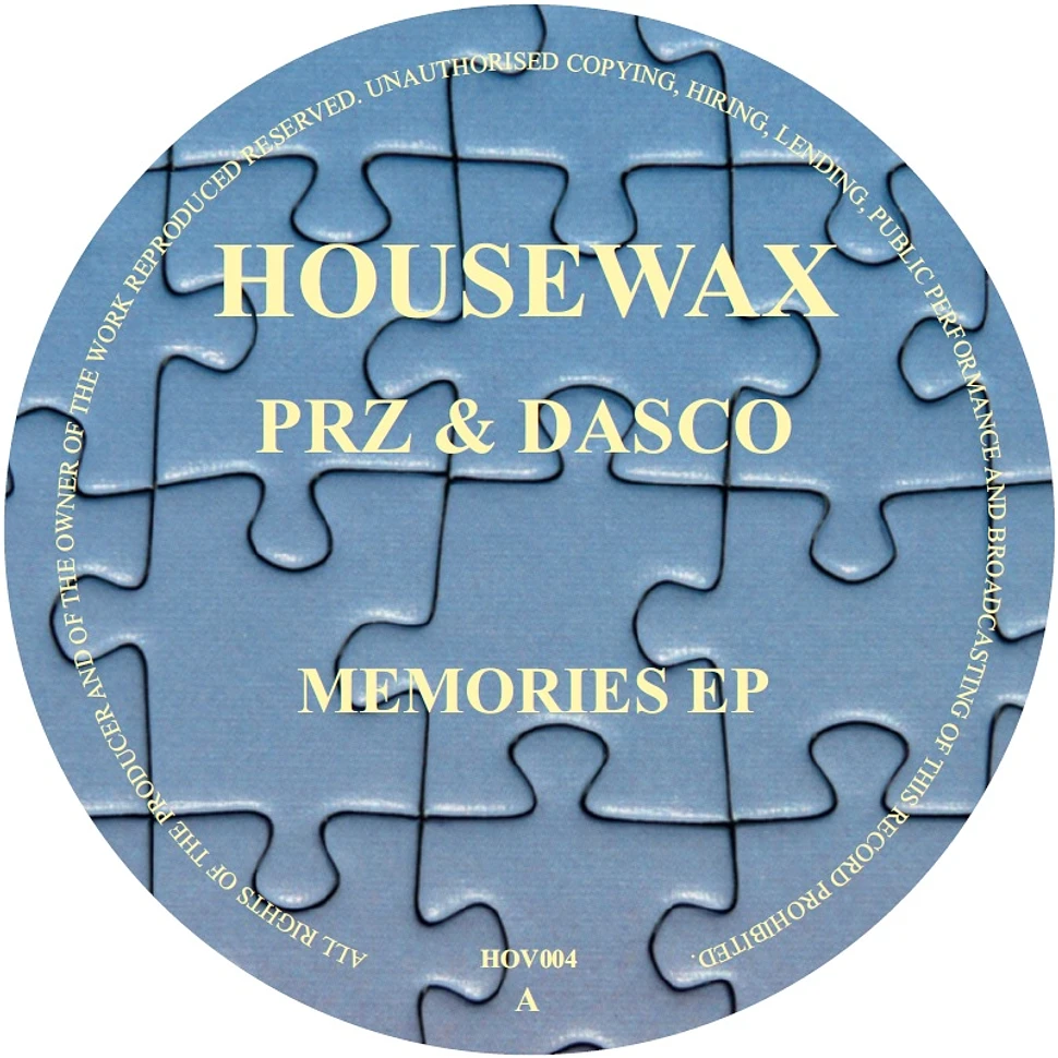 PRZ & Dasco - Memories EP Boo Williams Remix