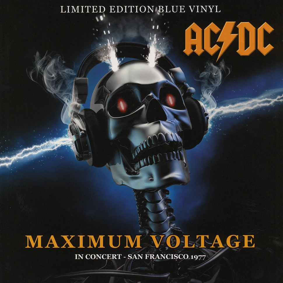 AC/DC - Maximum Voltage: In Concert San Francisco 1977 - Blue Vinyl Edition