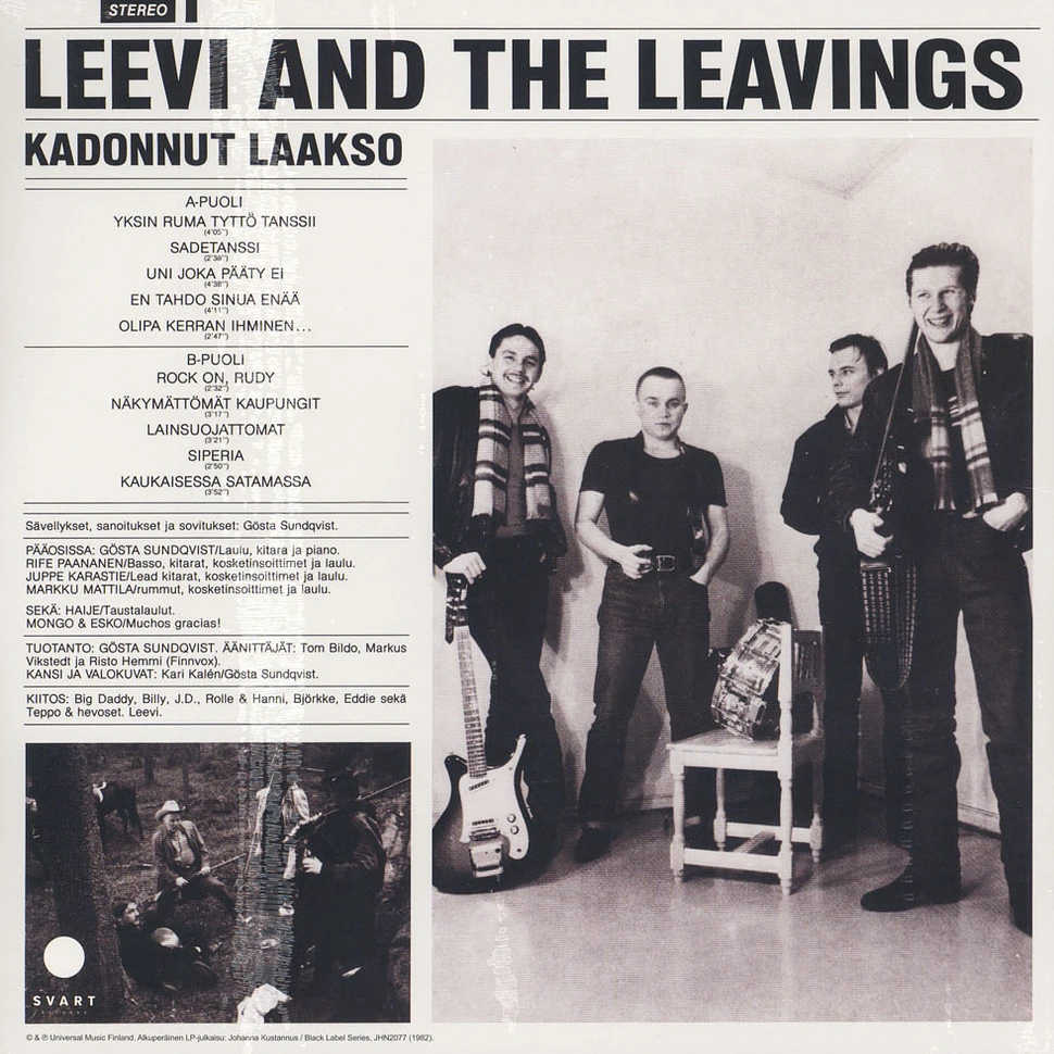 Leevi And The Leavings - Kadonnut Laakso