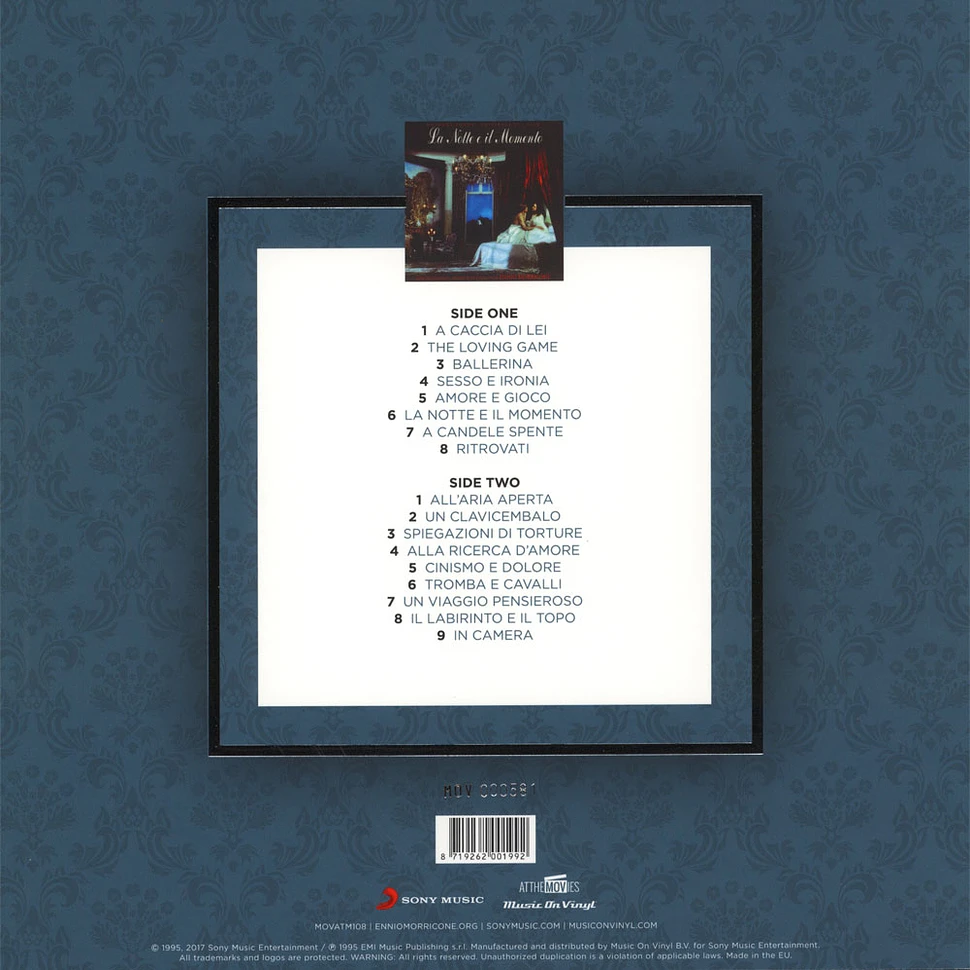 Ennio Morricone - OST La Notte E Il Momento Colored Vinyl Edition