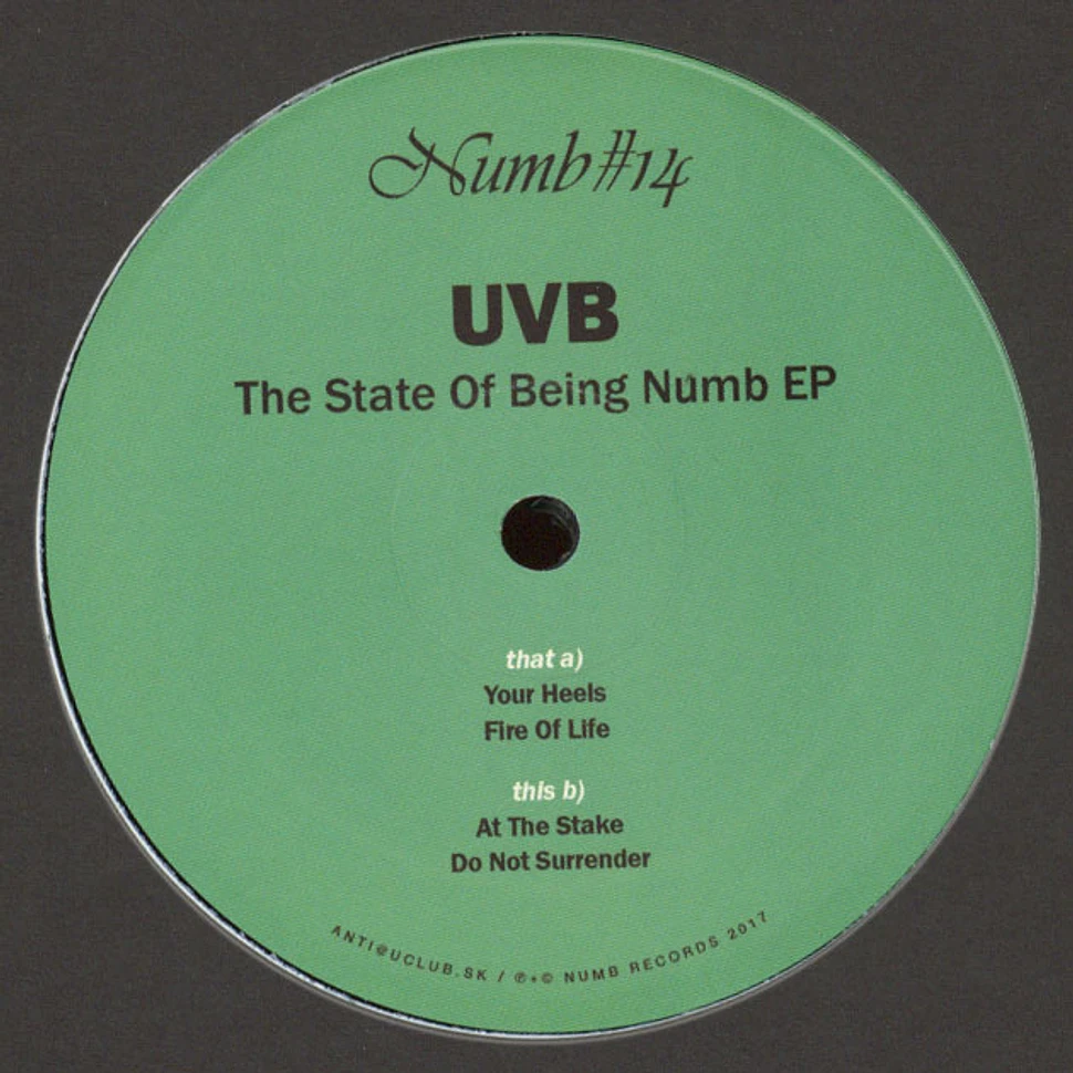 UVB - The State Of Being Numb EP
