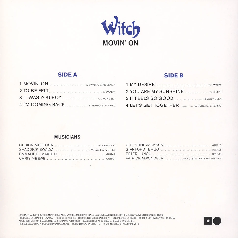 Witch - Movin' On