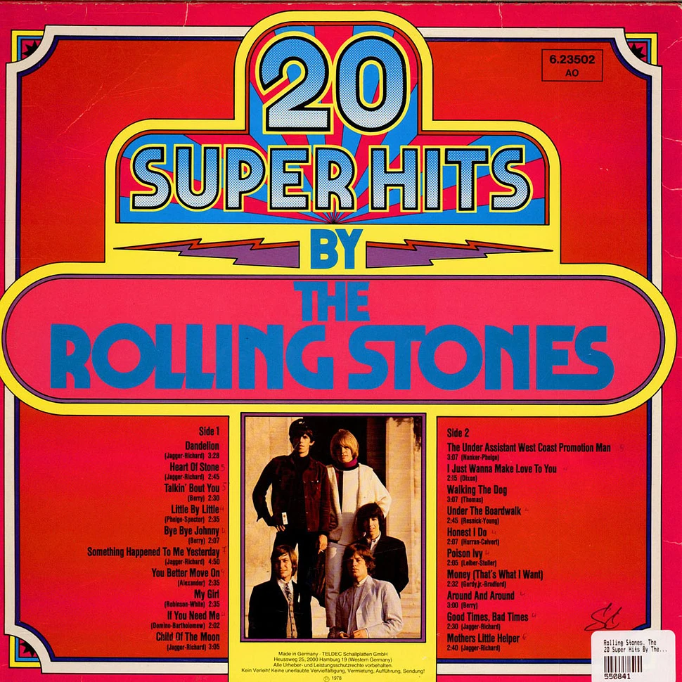 The Rolling Stones - 20 Super Hits By The Rolling Stones