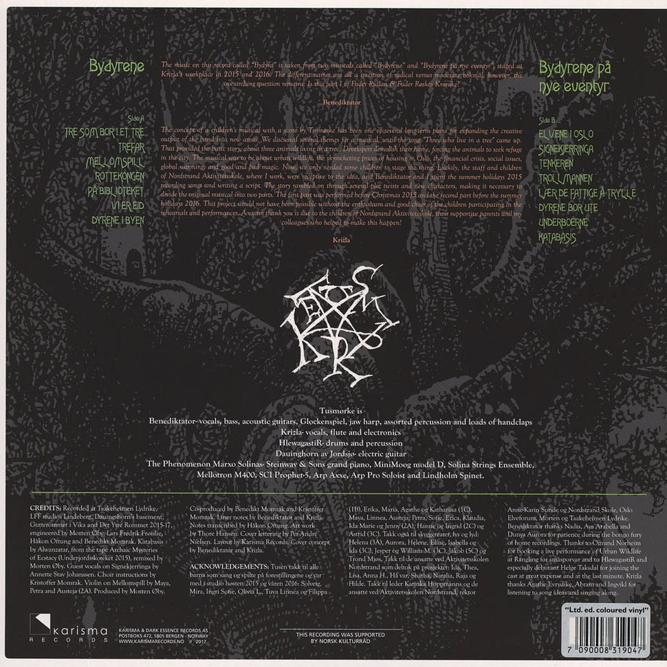 Tusmorke - Bydyra Colored Vinyl Edition