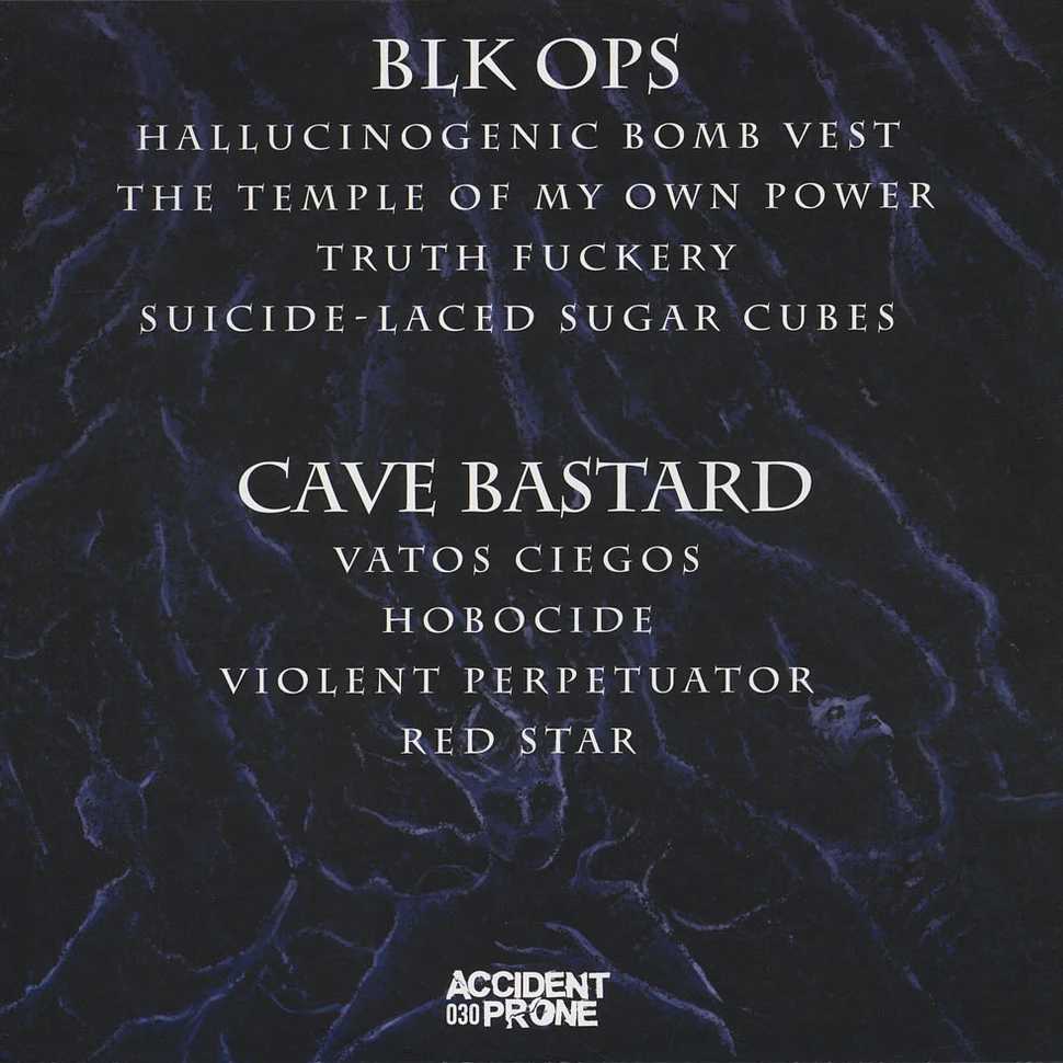 BLK OPS / Cave Bastard - Split