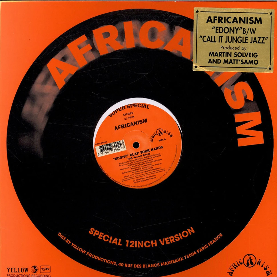 Africanism - "Edony" Clap Your Hands / Call It Jungle Jazz