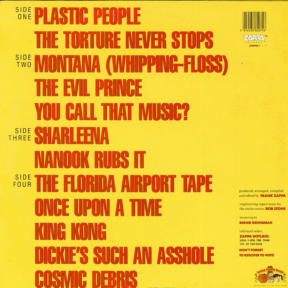 Frank Zappa - You Can't Do That On Stage Anymore Sampler