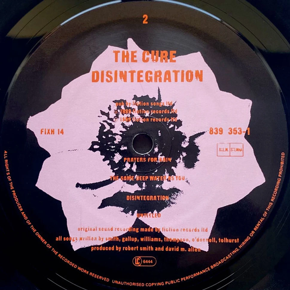 The Cure - Disintegration