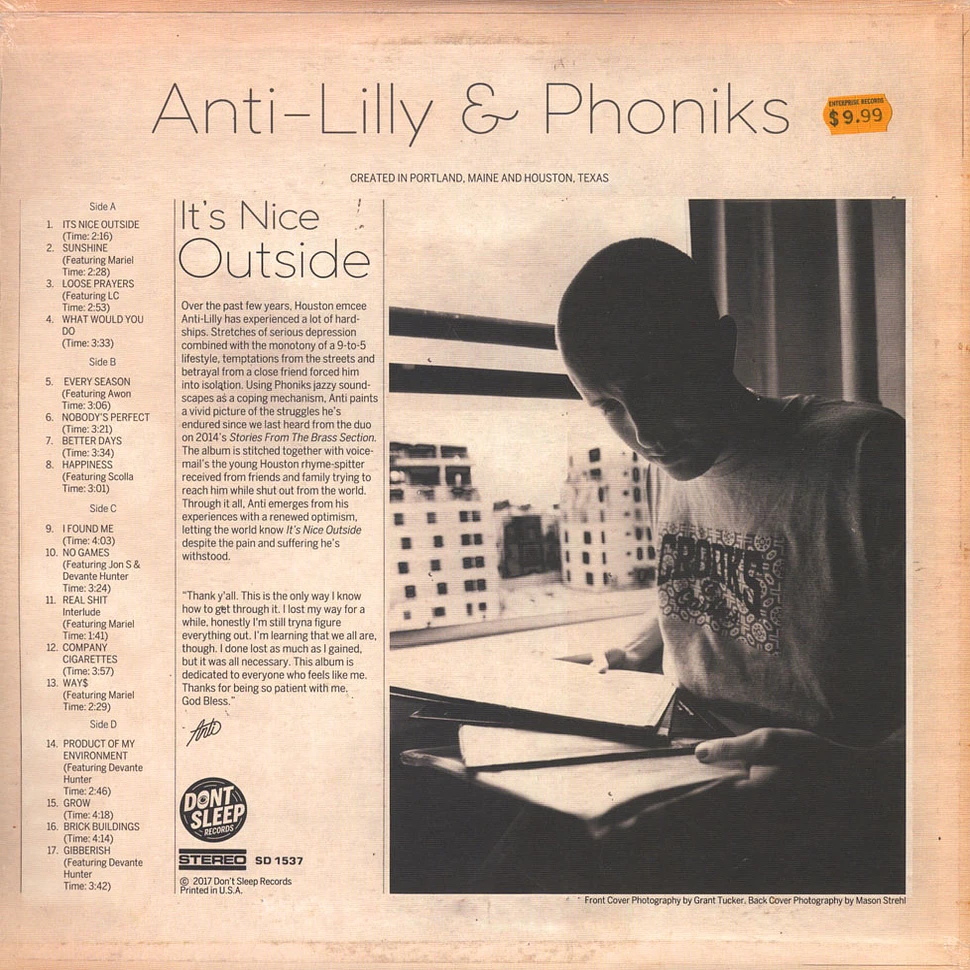 Anti-Lilly & Phoniks - It's Nice Outside