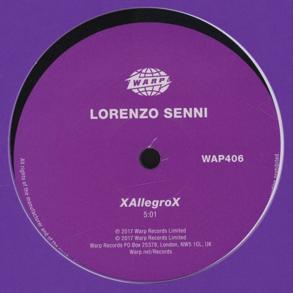 Lorenzo Senni - XAllegroX / The Shape Of Trance To Come