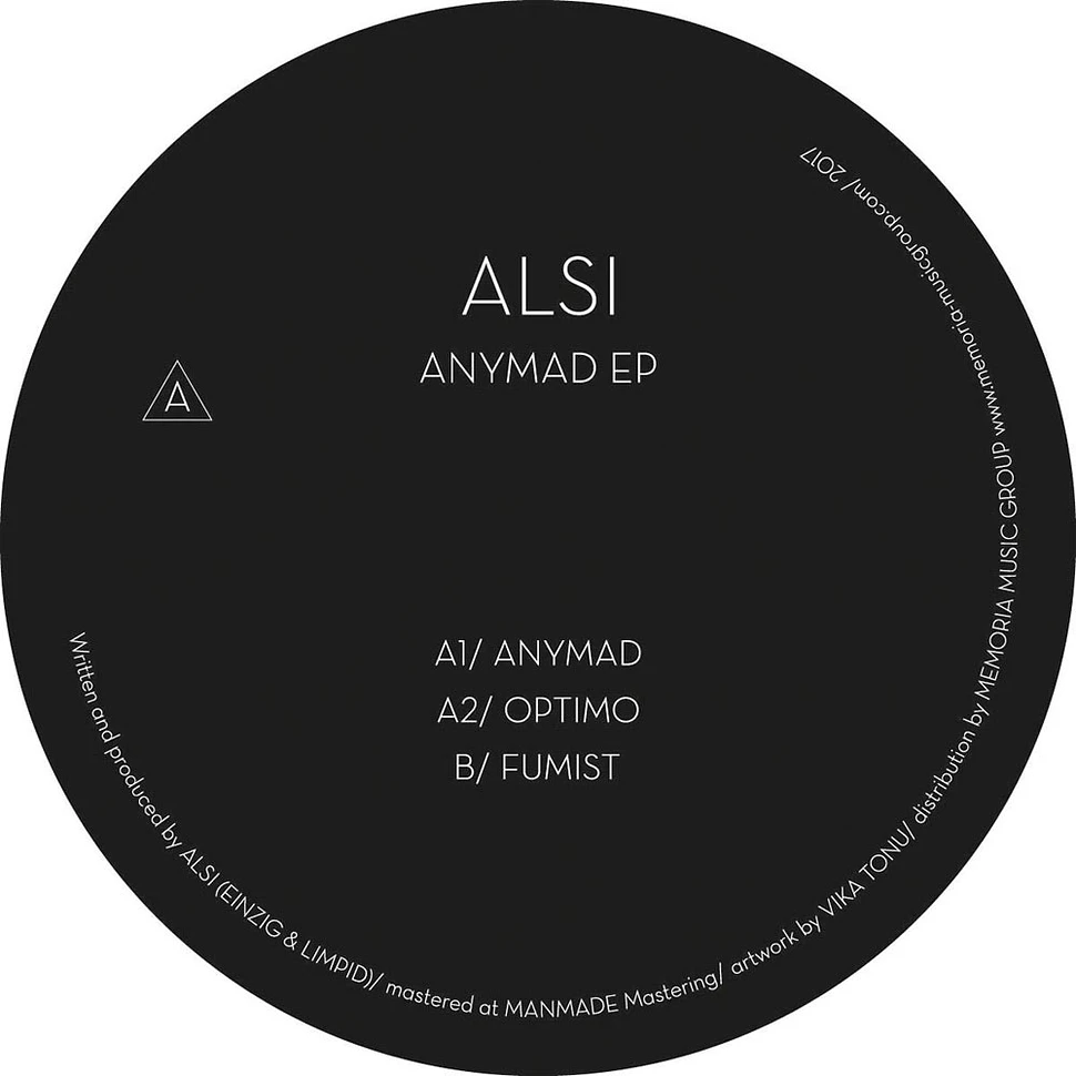 Alsi - Anymad EP