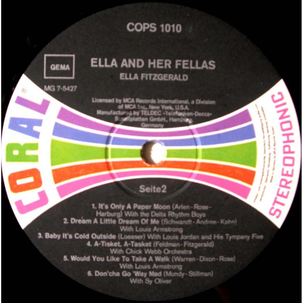 Ella Fitzgerald - Ella And Her Fellas