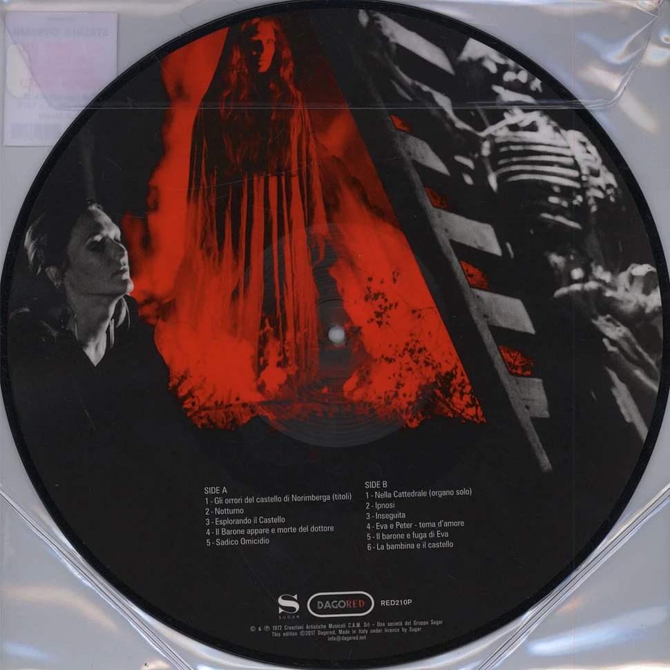 Stelvio Cipriani - OST Gli Orrori Del Castello Di Norimberga (Baron Blood) Picture Disc Edition