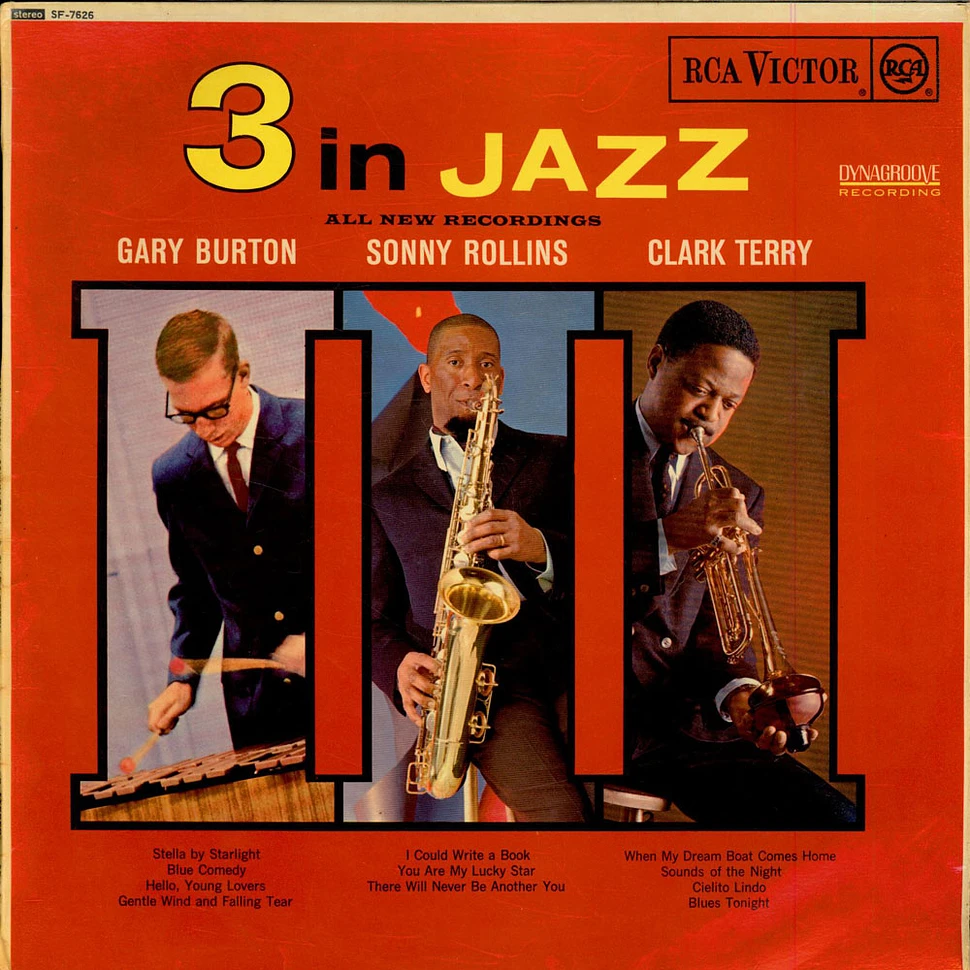 Gary Burton / Sonny Rollins / Clark Terry - 3 In Jazz