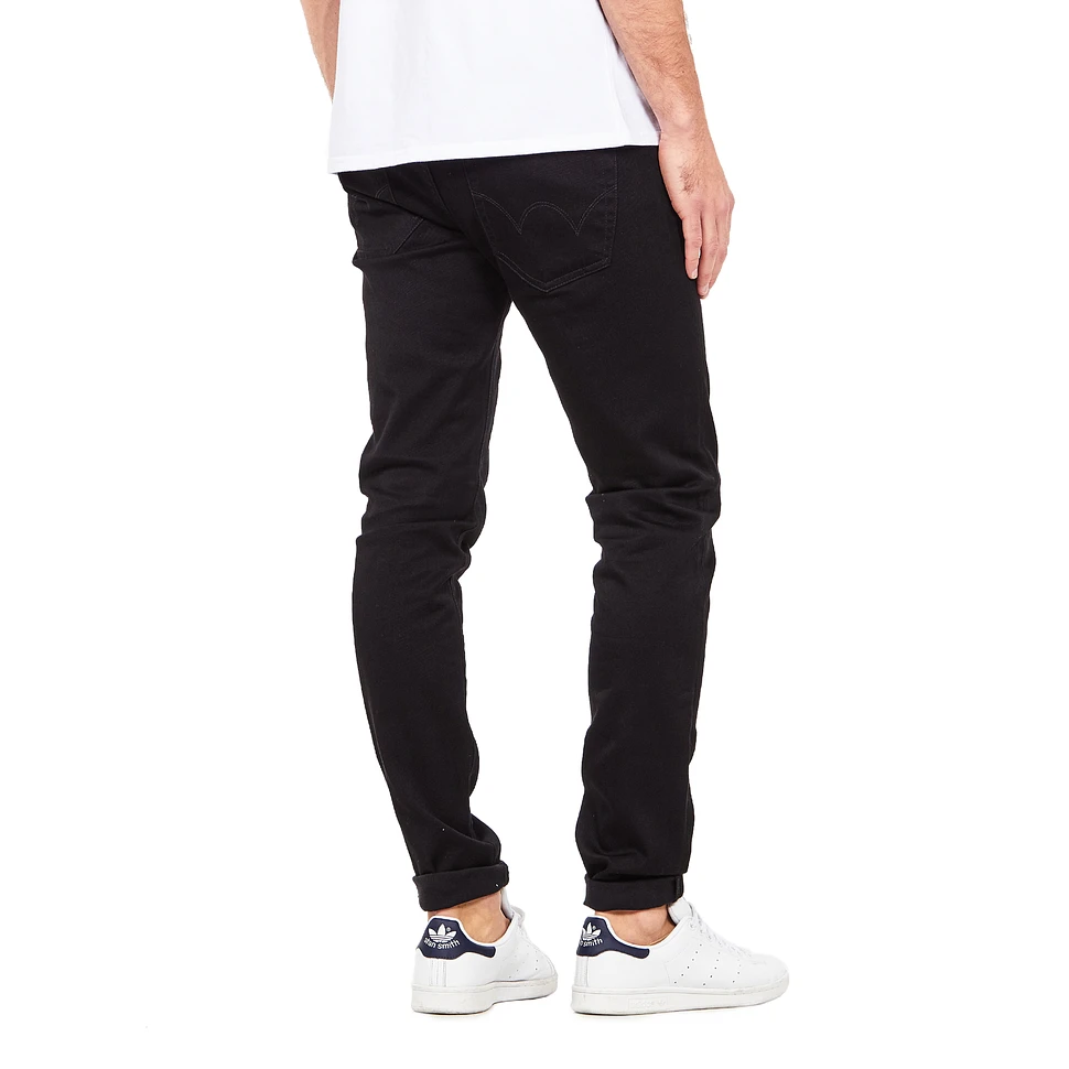 Edwin - ED-85 Slim Tapered Drop Crotch Jeans CS Ink Black Denim, 11 oz