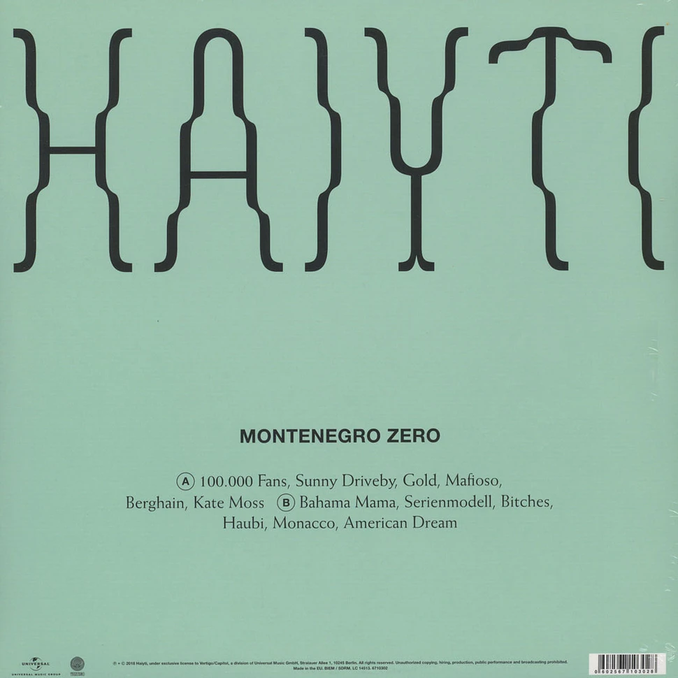 Haiyti - Montenegro Zero