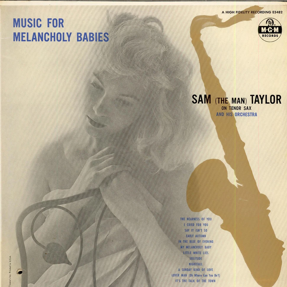 Sam Taylor And His Orchestra - Music For Melancholy Babies
