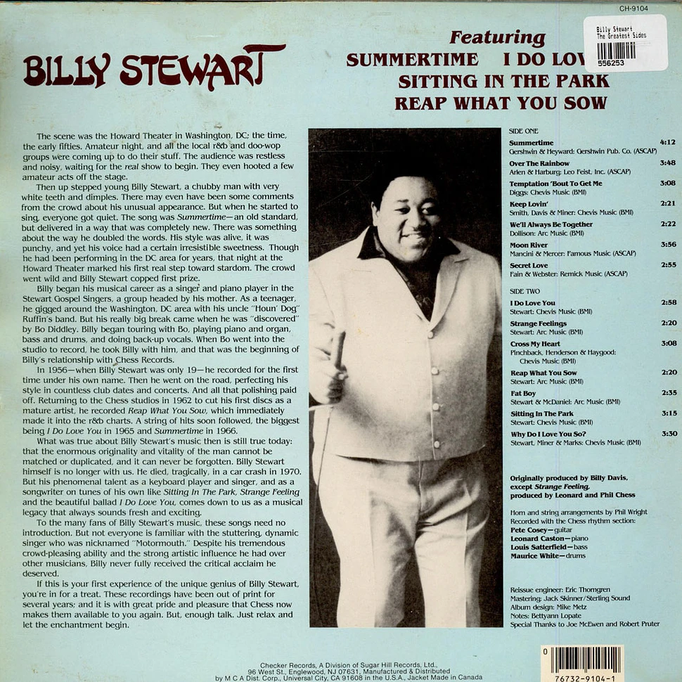 Billy Stewart - The Greatest Sides