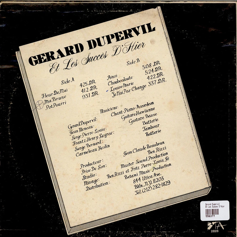 Gerard Dupervil - Et Les Succes D'Hier