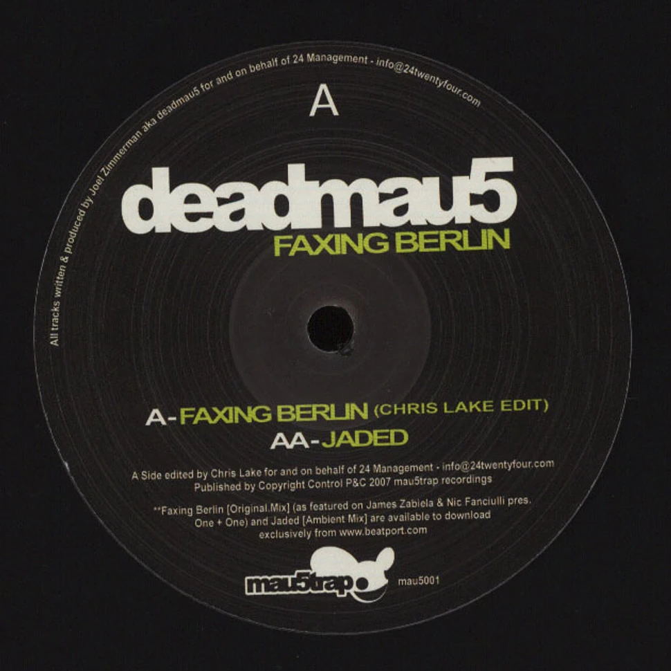 Deadmau5 - Faxing Berlin