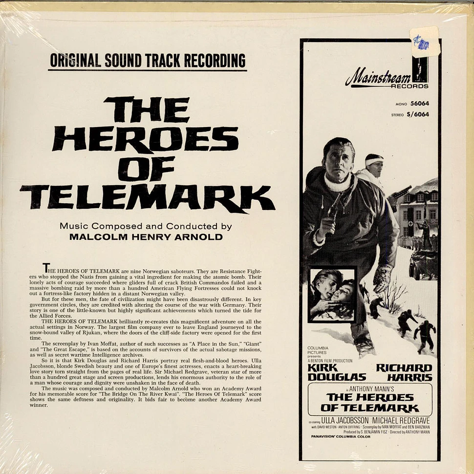 Malcolm Arnold - The Heroes Of Telemark: Original Sound Track Recording
