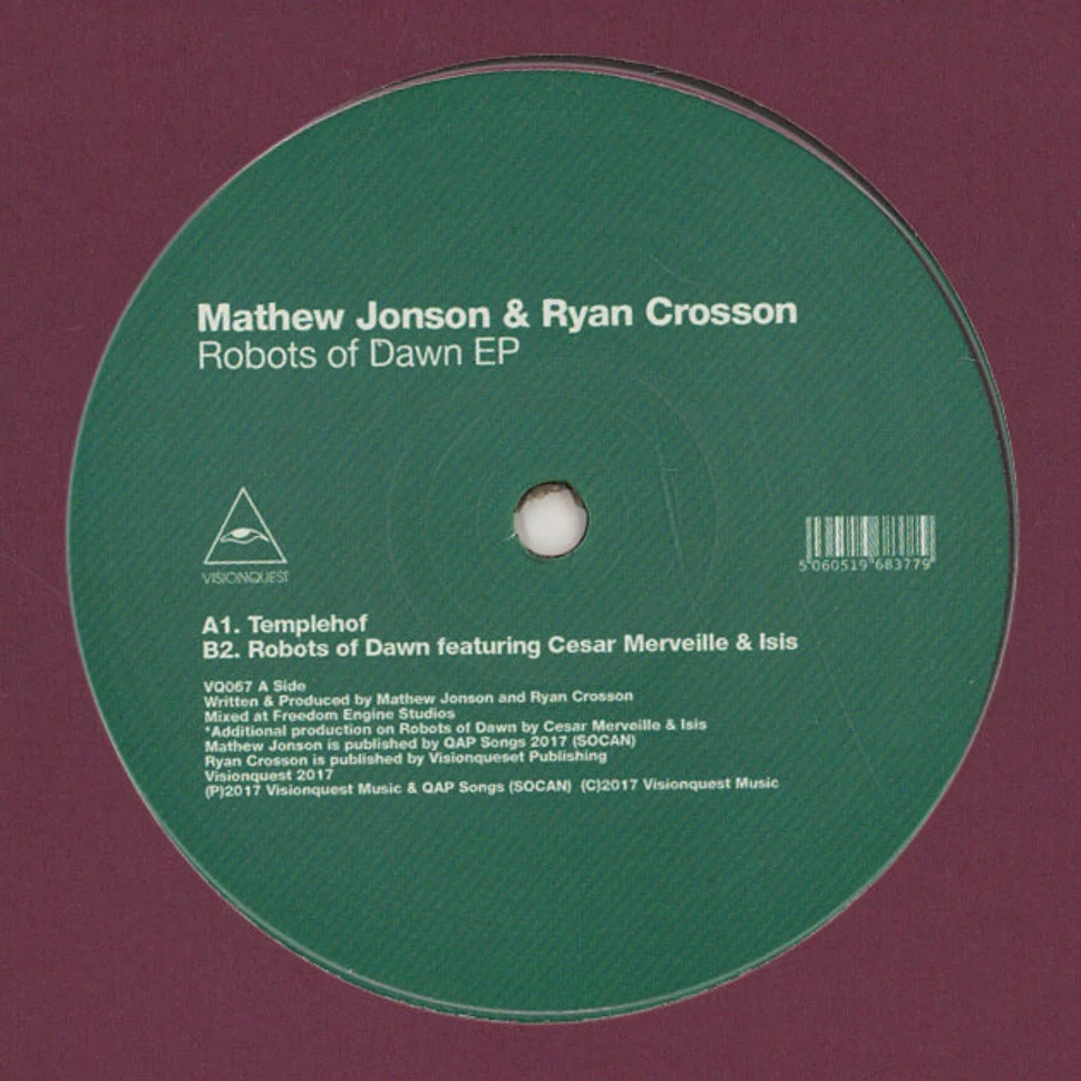 Mathew Jonson & Ryan Crosson - Robots Of Dawn EP
