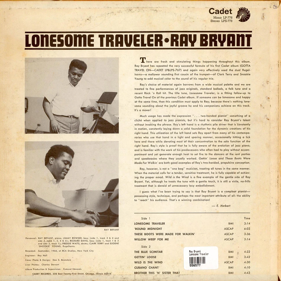 Ray Bryant - Lonesome Traveler