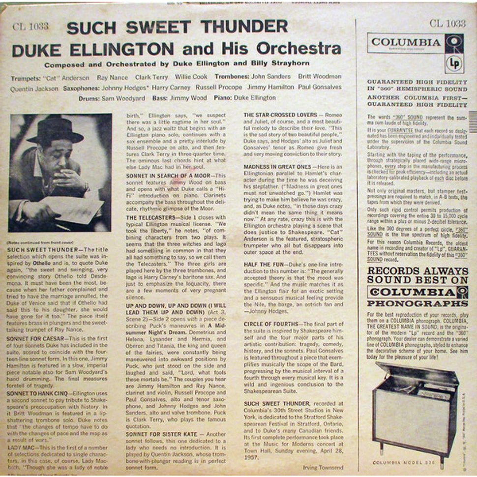 Duke Ellington And His Orchestra - Such Sweet Thunder