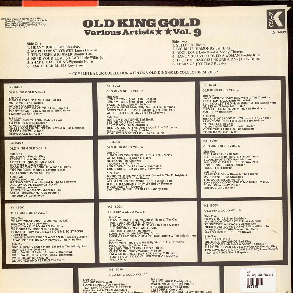 V.A. - Old King Gold Volume 9