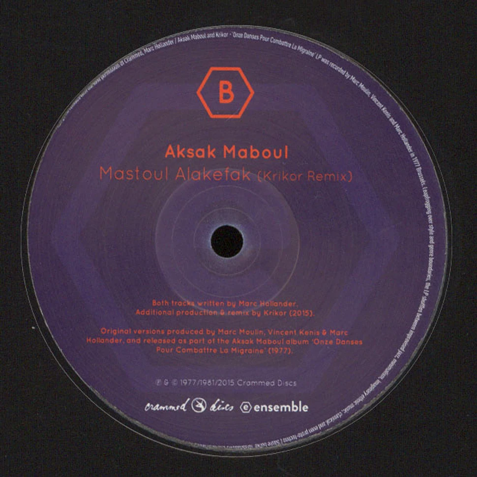 Aksak Maboul - Onze Danses Pour Combattre La Migraine