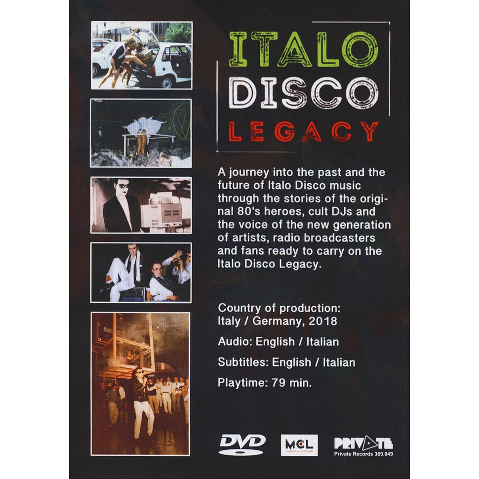 Private Records presents - OST Italo Disco Legacy Black Vinyl Edition