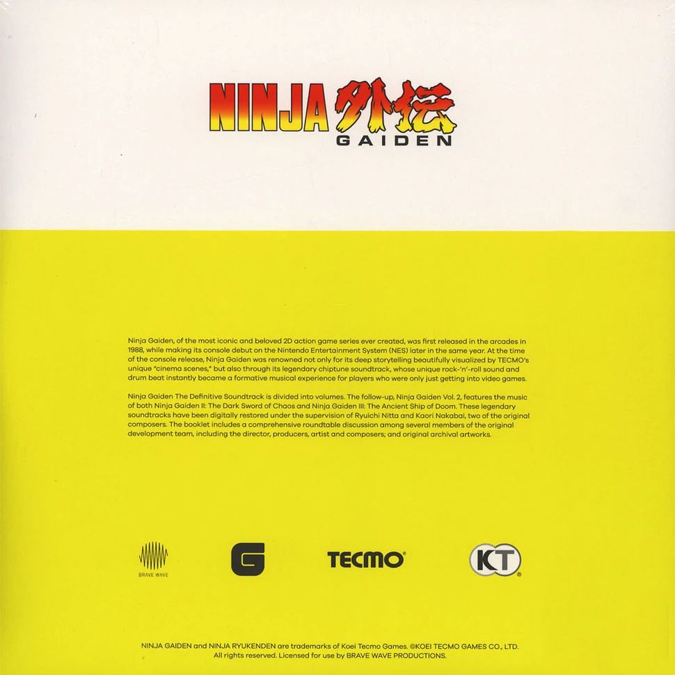 Ryuichi Nitta, Mayuko Okamura, Kaori Nakabai & Rika Shigeno - OST Ninja Gaiden Volume 2 Colored Vinyl Edition