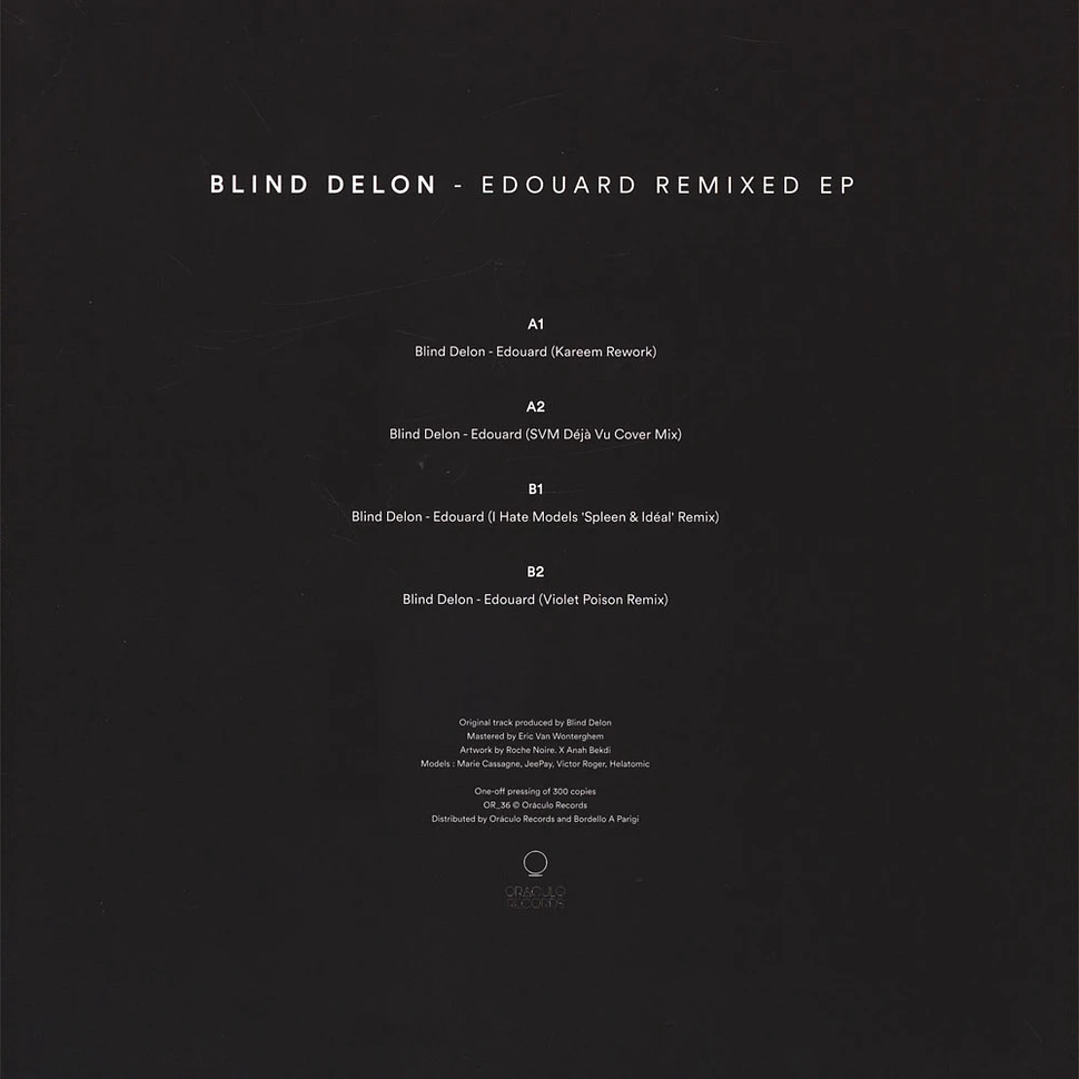 Blind Delon - Edouard Remixed EP