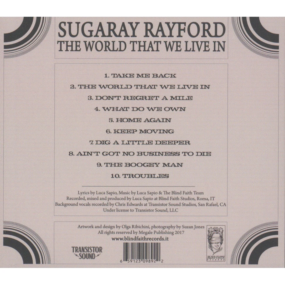 Sugaray Rayford - The World That We Live In