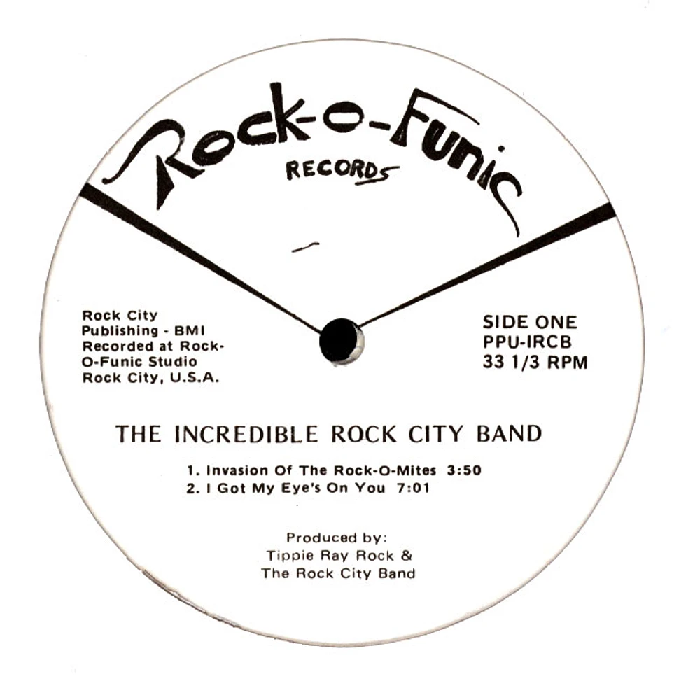 Incredible Rock City Band - Invasion Of The Rock-O-Mites