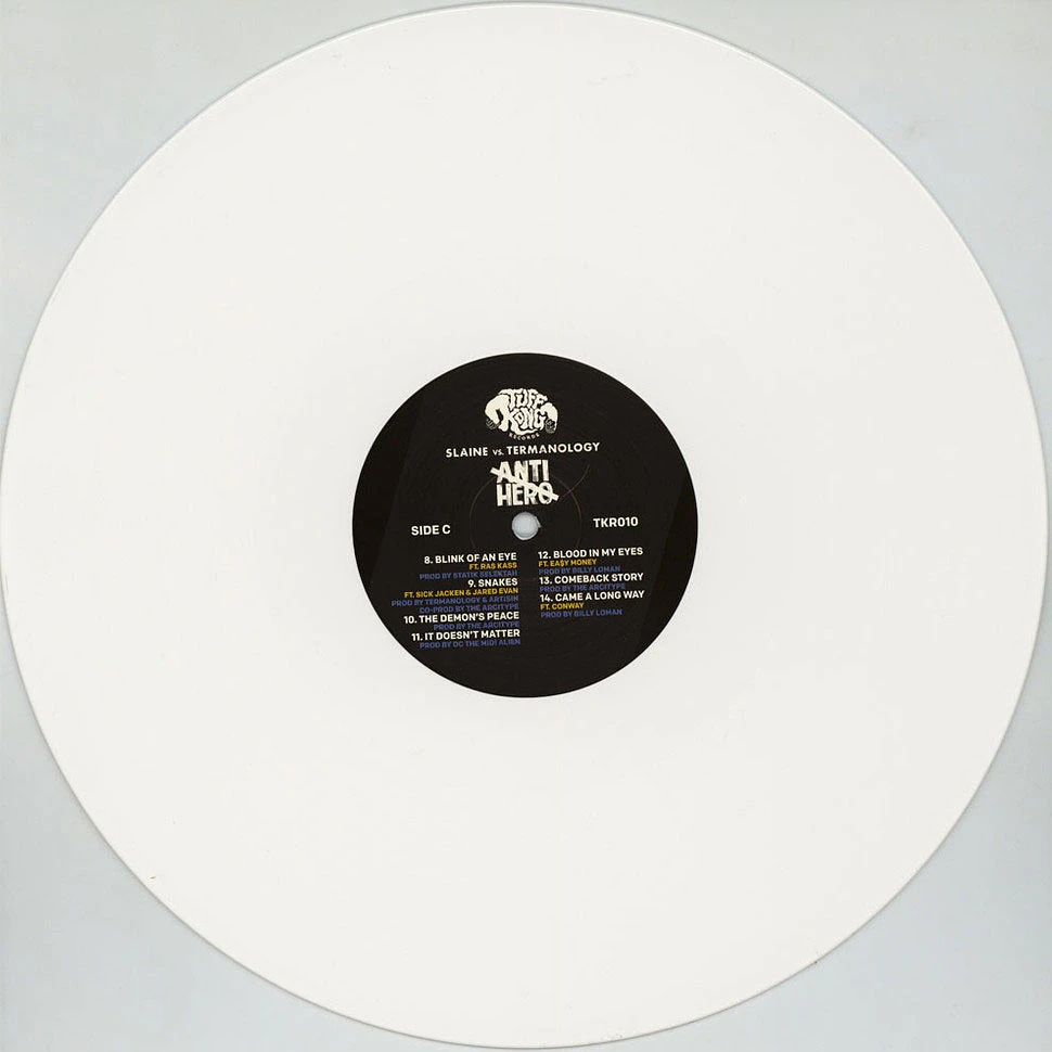 Slaine & Termanology - Anti-Hero White Vinyl Edition