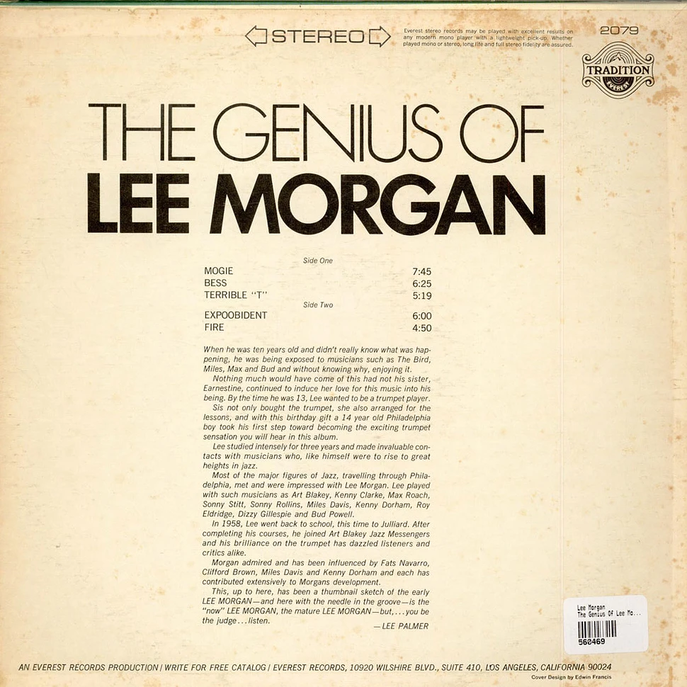 Lee Morgan - The Genius Of Lee Morgan