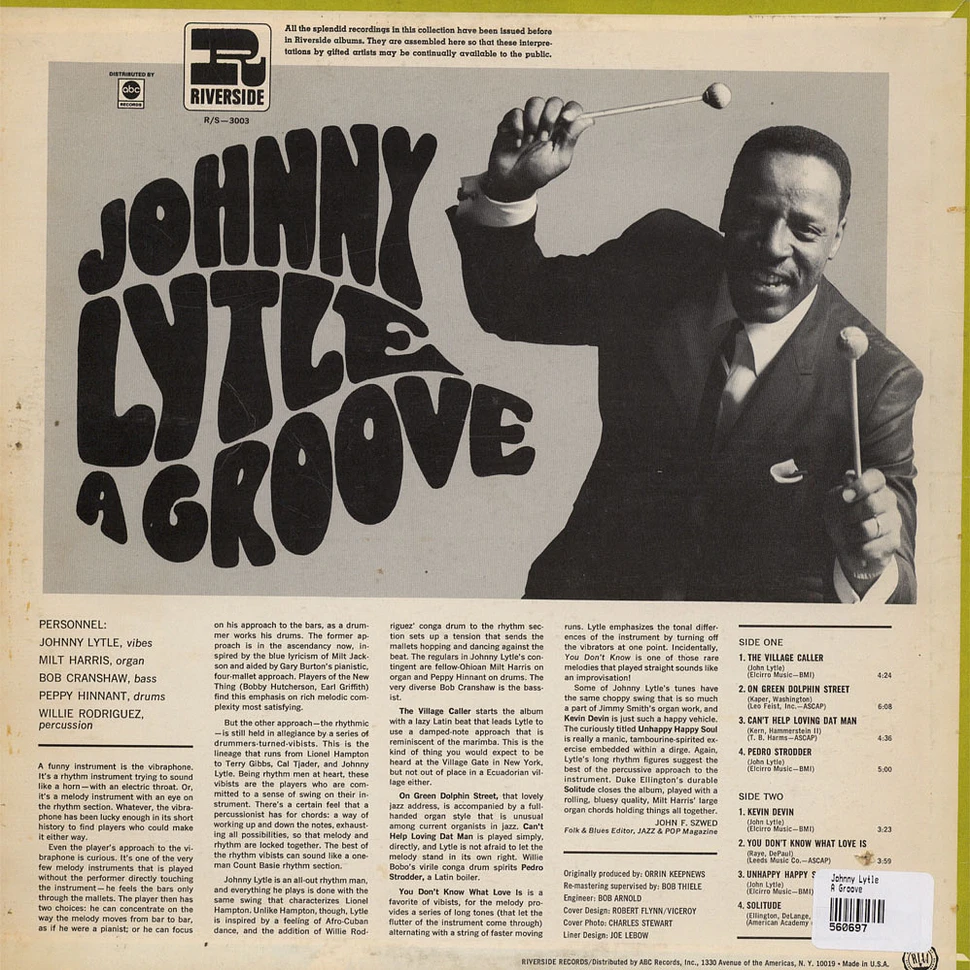 Johnny Lytle - A Groove