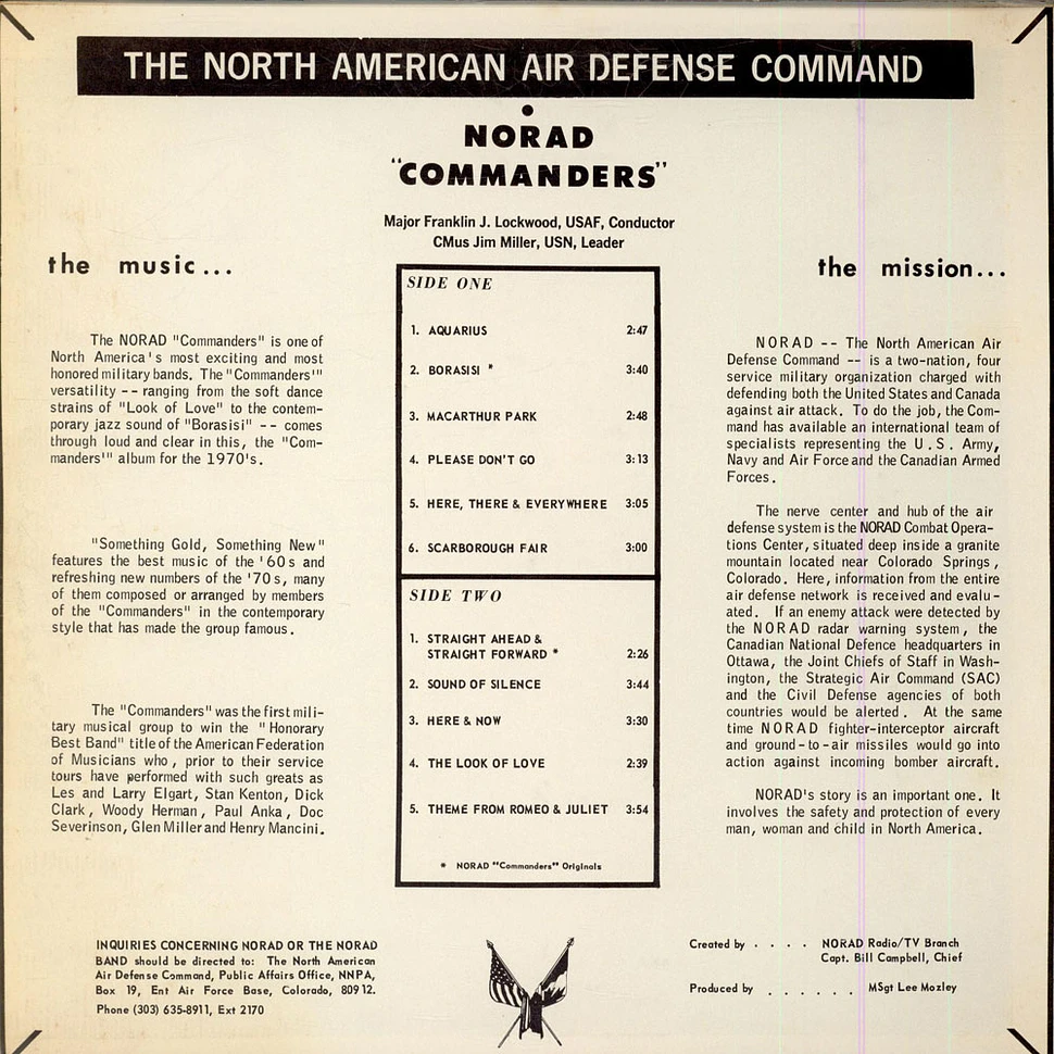 The Norad "Commanders" - Something Gold, Something New