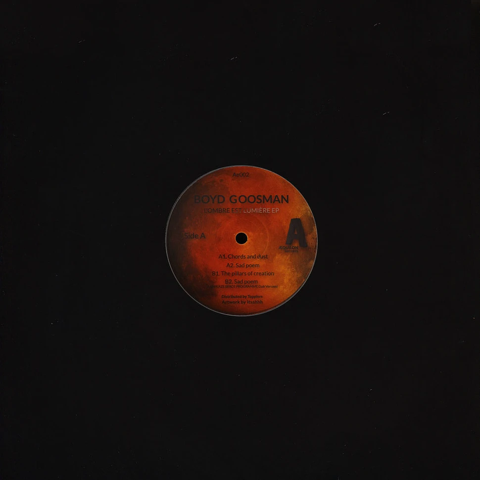Boyd Goosman - L’Ombre Est Lumiere EP Kamikaze Space Programme Remix