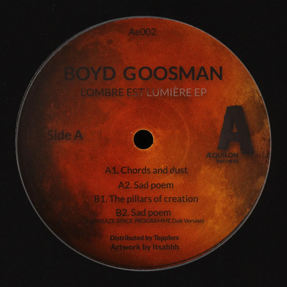 Boyd Goosman - L’Ombre Est Lumiere EP Kamikaze Space Programme Remix