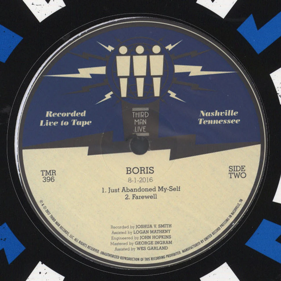 Boris - Live At Third Man Records