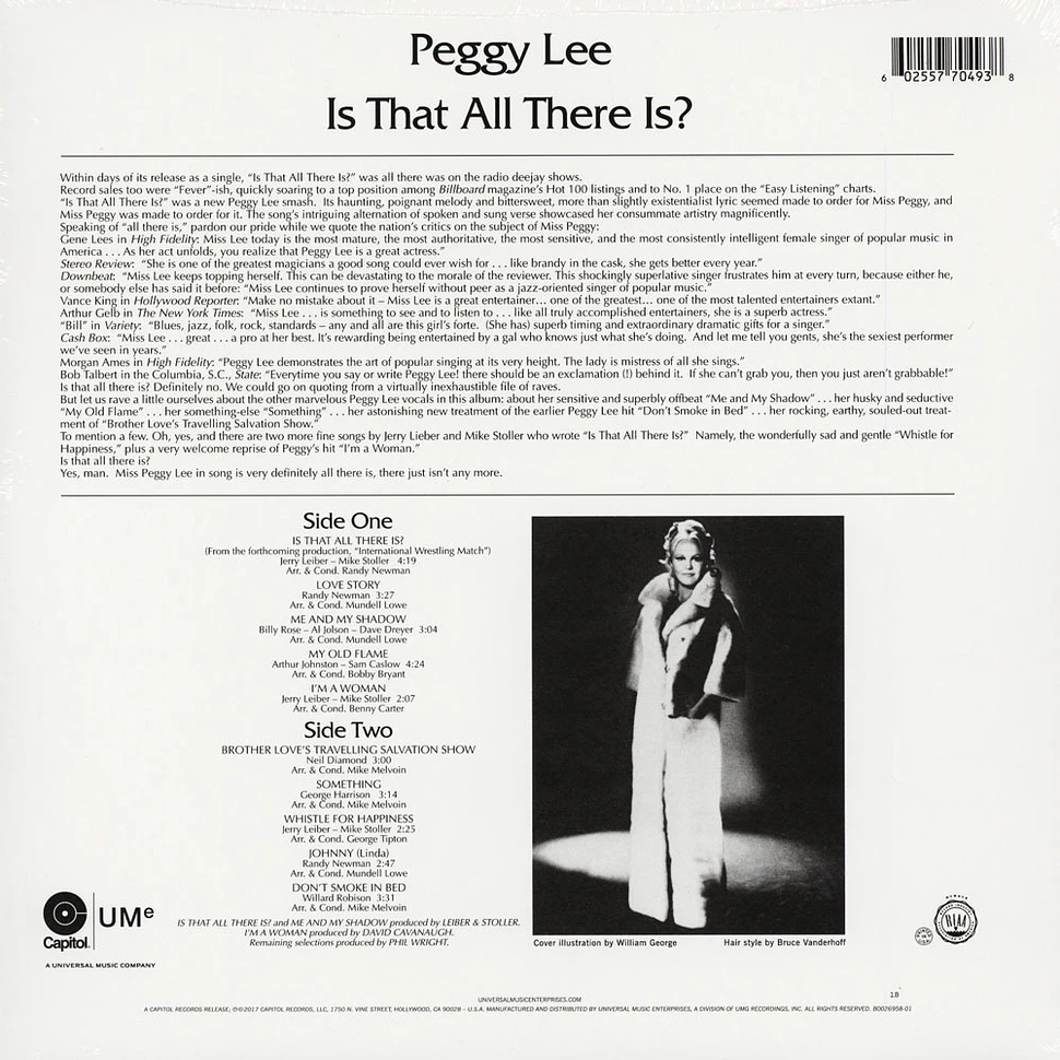 Peggy Lee - Is That All There Is