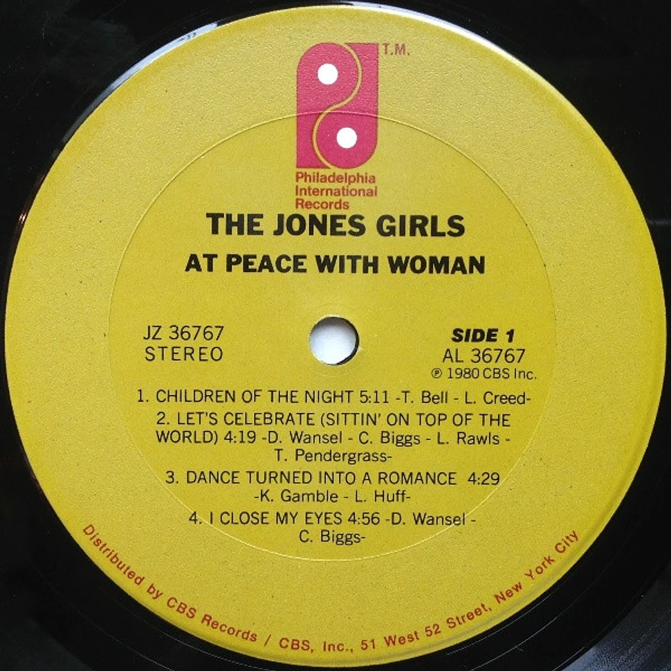 The Jones Girls - At Peace With Woman