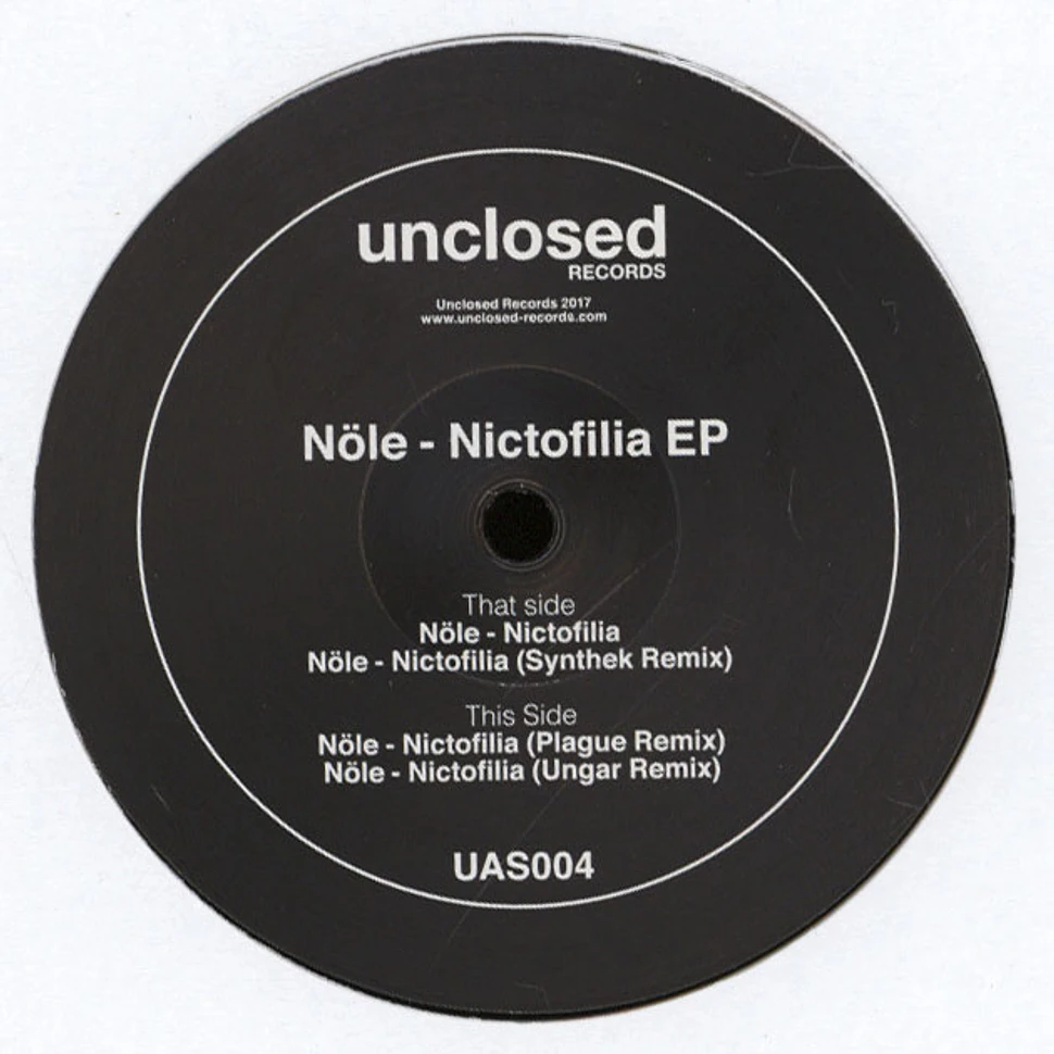 Nöle - Nictofilia Synthek, Plague & Ungar Remixes