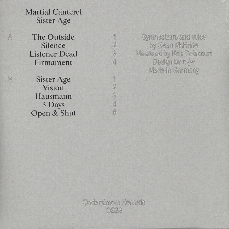 Martial Canterel - Sister Age