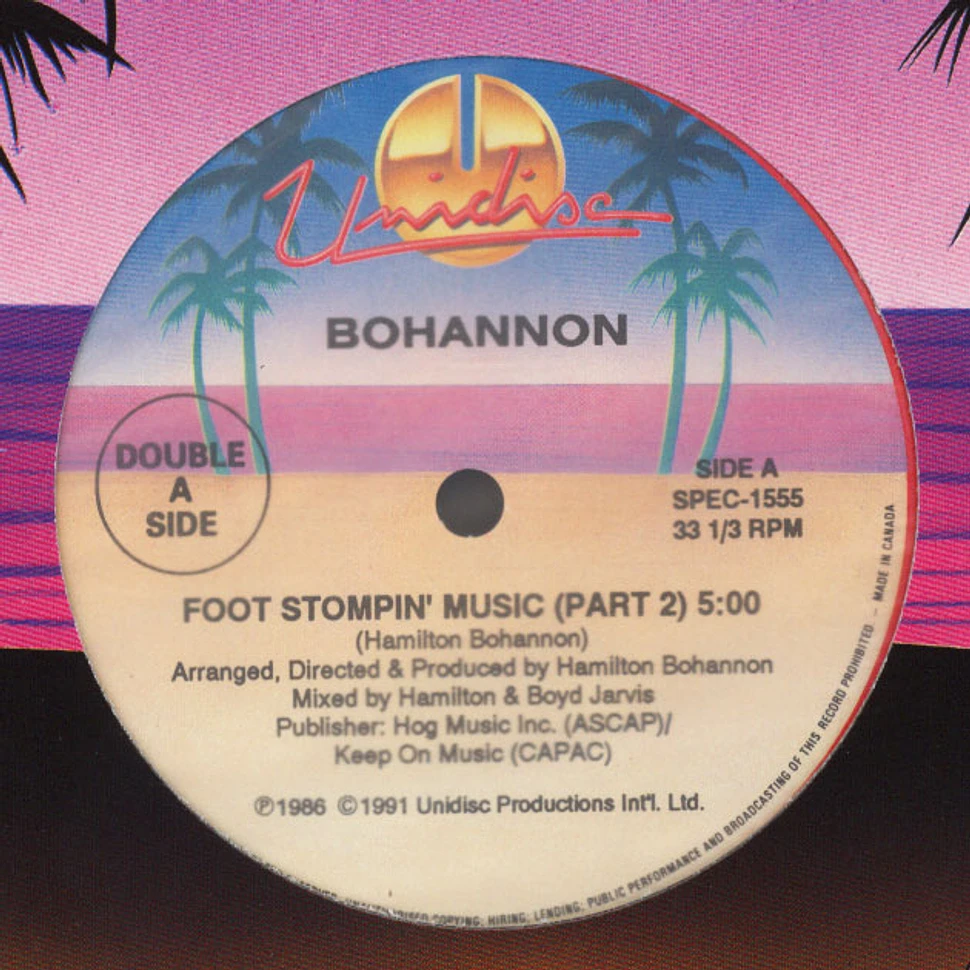 Bohannon - Foot Stompin Music / Disco Stomp